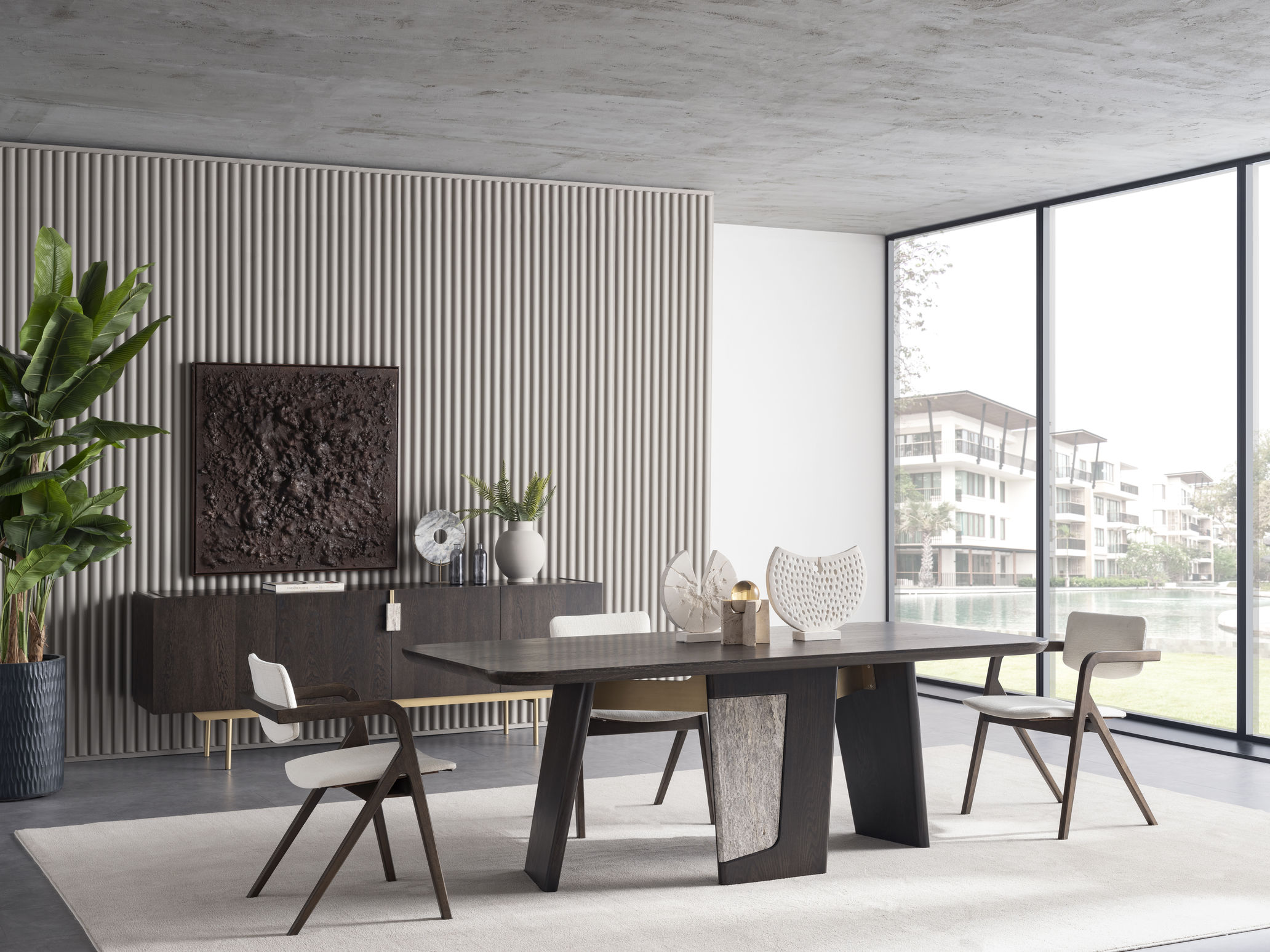 GK-GK - ENZO 2 Set Dining Enzo - Görsel 1